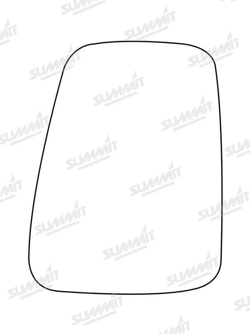 Summit Stick-On Commercial Mirror Glass fits Renault Extra 92 to 00 RHS Summit - Dynamic Drive