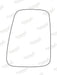 Summit Stick-On Commercial Mirror Glass fits Renault Extra 92 to 00 RHS Summit - Dynamic Drive