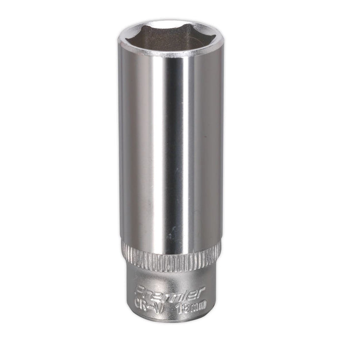 Sealey WallDrive Socket 13mm Deep 1/4"Sq Drive S1413D Sealey - Dynamic Drive