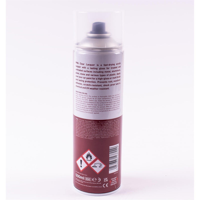 12 X PMA Wheel Lacquer Clear Paint Spray 500ml Laquer Bodyshop Repair PMA - Dynamic Drive