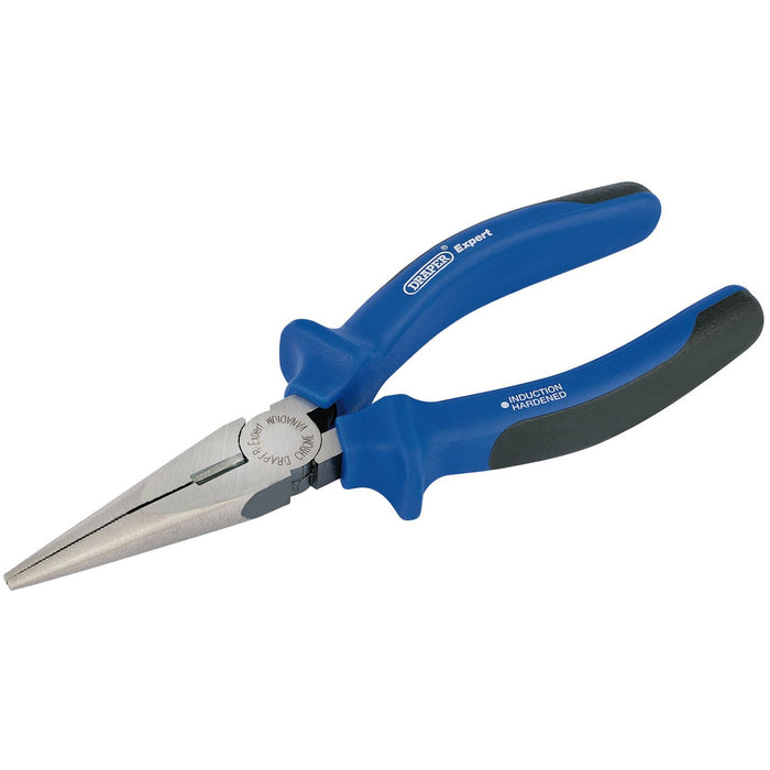 Draper Heavy Duty Soft Grip Long Nose Pliers, 160mm 68887 Draper - Dynamic Drive