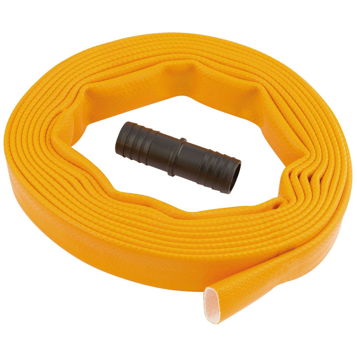 Draper Layflat Hose with Adaptor, 5m x 25mm 36990 Draper - Dynamic Drive