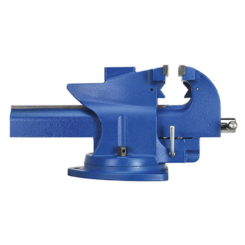 Sealey Vice 150mm Quick Action Swivel Base Cast Iron QAV150 Sealey - Dynamic Drive