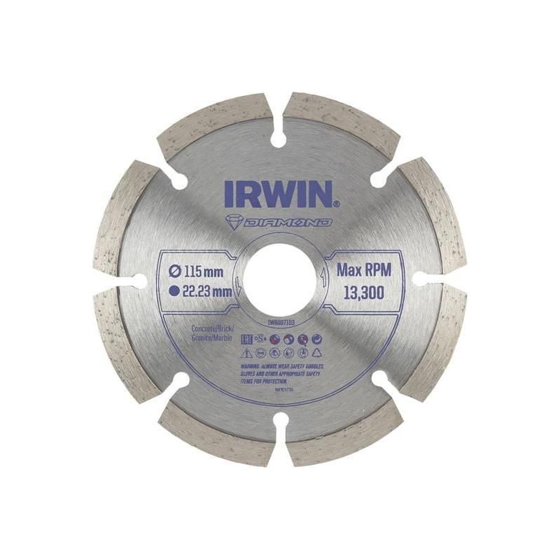 Irwin® Segmented Diamond Blade 115 x 22.23mm IRWIN® - Dynamic Drive