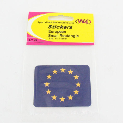 MDS1203 W4 Small Rectangle Euro Sticker 37106 W4 - Dynamic Drive