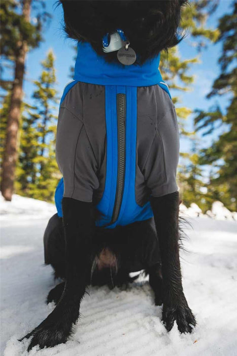 Ruffwear Vert Coverall Dog Snow Suit in Blue Pool (X Small) Ruffwear - Dynamic Drive