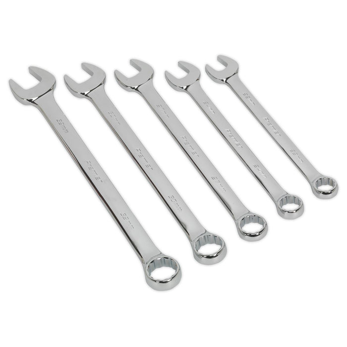 Sealey Combination Spanner Set 5pc Jumbo Metric AK6329 Sealey - Dynamic Drive