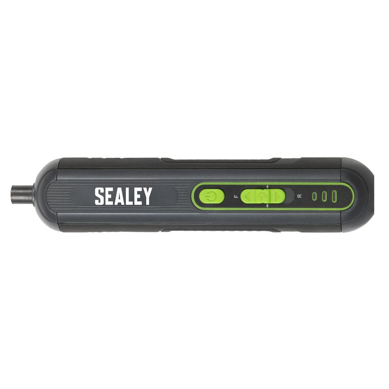 Sealey Cordless Screwdriver with Bit Set 4V 25pc CP4VSD Sealey - Dynamic Drive