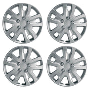 Set of 4 Ring Gyro Wheel Trims / Hub Caps 14" Covers Universal Fit Deep Dish Ring  - Dynamic Drive