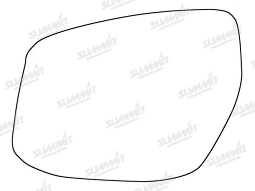 Summit Stick-On Standard Mirror Glass fits Nissan Pulsar 14 on RHS Summit - Dynamic Drive