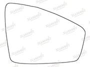 Summit Stick-On Standard Mirror Glass fits Volkswagen Tiguan 16 on RHS Summit - Dynamic Drive
