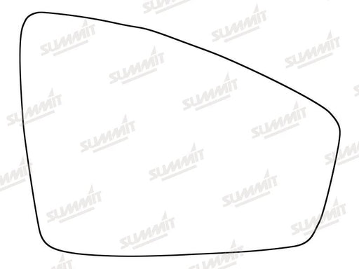 Summit Stick-On Standard Mirror Glass fits Volkswagen Tiguan 16 on RHS Summit - Dynamic Drive