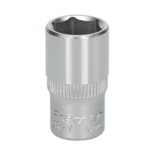 Sealey WallDrive Socket 10mm 1/4"Sq Drive S1410 Sealey - Dynamic Drive