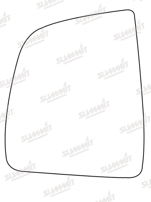 Summit Heated Base Plate With Commercial Mirror Glass fits Fiat Dobl??, Vauxhall Combo LHS Summit - Dynamic Drive