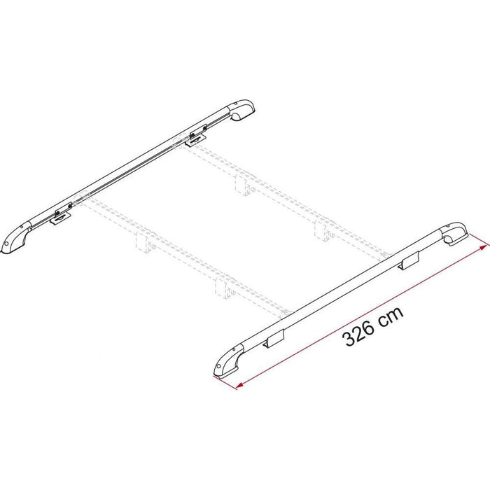 05516-01- ROOF RAIL Fiamma  - Dynamic Drive