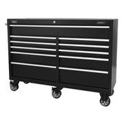 Sealey Rollcab 11 Drawer 1430mm Heavy-Duty Black PTB143011 Sealey - Dynamic Drive