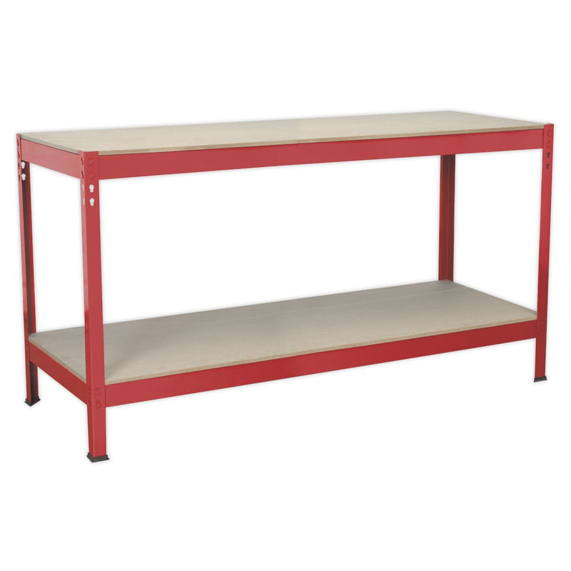 Sealey Workbench 1.53m Steel Wooden Top AP1535 Sealey - Dynamic Drive
