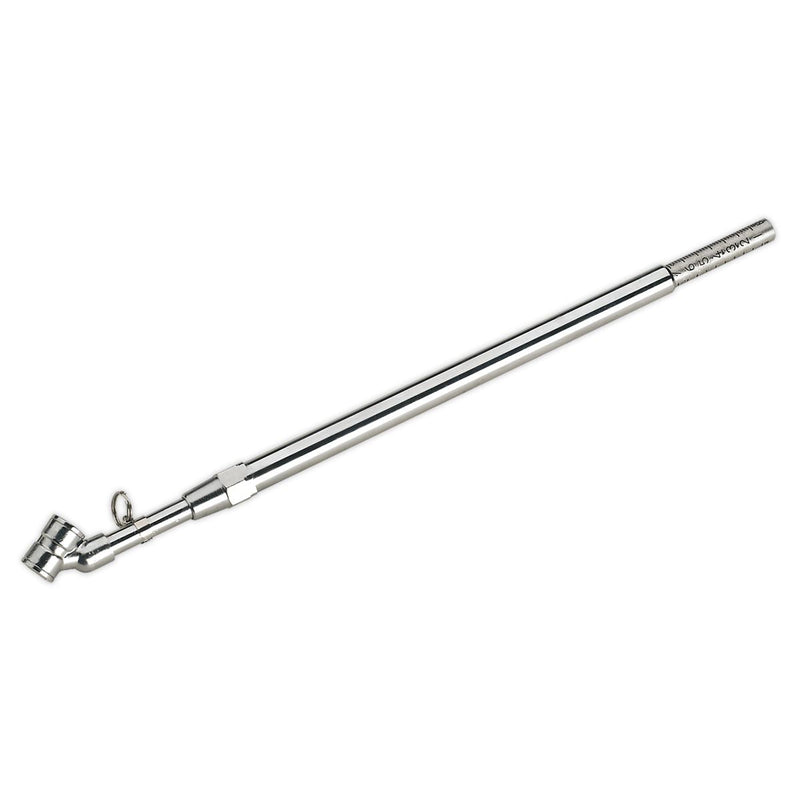 Sealey Tyre Pressure Gauge Deluxe Twin Push-On Connector 0-11bar(0-160psi) Sealey - Dynamic Drive