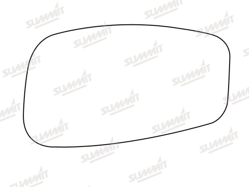 Summit Stick-On Standard Mirror Glass fits Fiat Stilo RHS Summit - Dynamic Drive