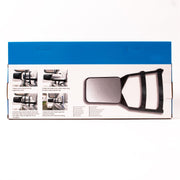 2x Caravan Towing Mirrors Car Van Wing Mirrors Extension Mirror Pair Flat Glass Ring Automotove  - Dynamic Drive