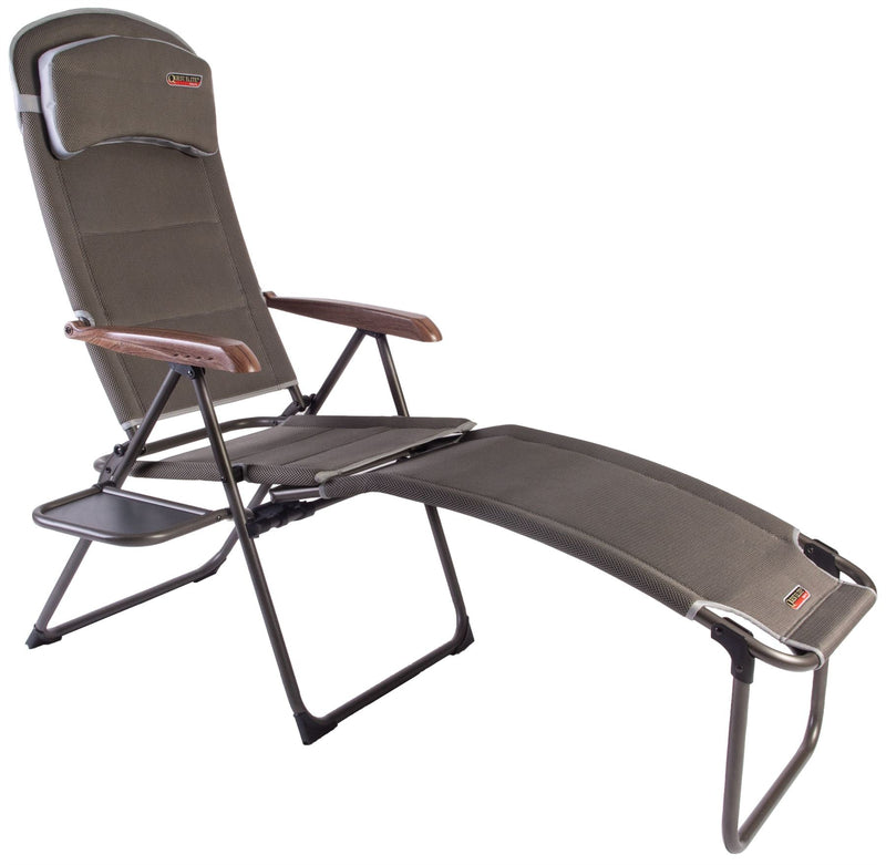 Quest Naples Pro Recline Camping Caravan Chair with Side Table Quest - Dynamic Drive