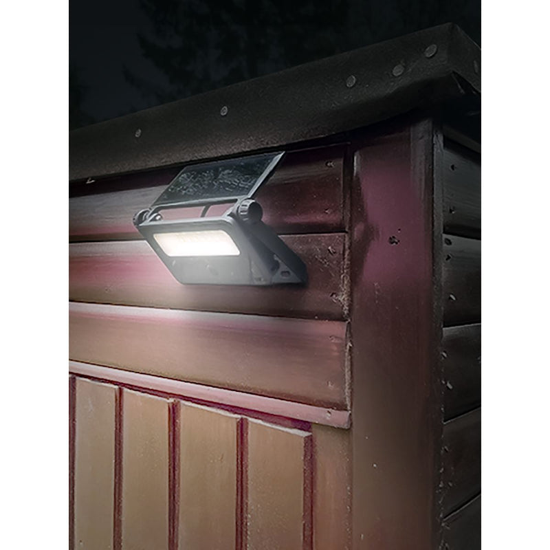 Sealey Extra-Slim Solar Floodlight with Wall Bracket 16W SMD LED LED16S Sealey - Dynamic Drive