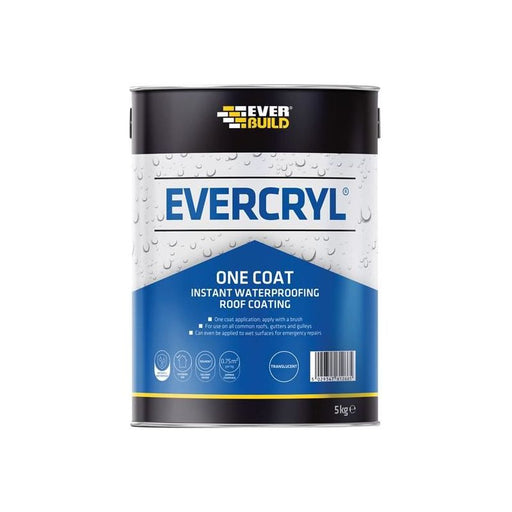 Everbuild Sika EVERCRYL® One Coat Clear 5kg Everbuild Sika - Dynamic Drive