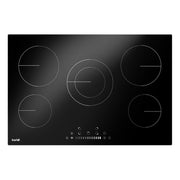 Baridi Integrated Ceramic Hob with 5 Cooking Zones 77cm - Black Glass Baridi - Dynamic Drive