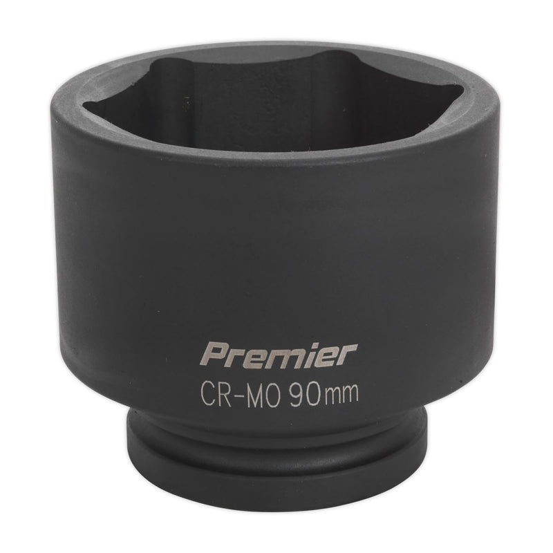 Sealey Impact Socket 90mm 1"Sq Drive IS190 Sealey - Dynamic Drive