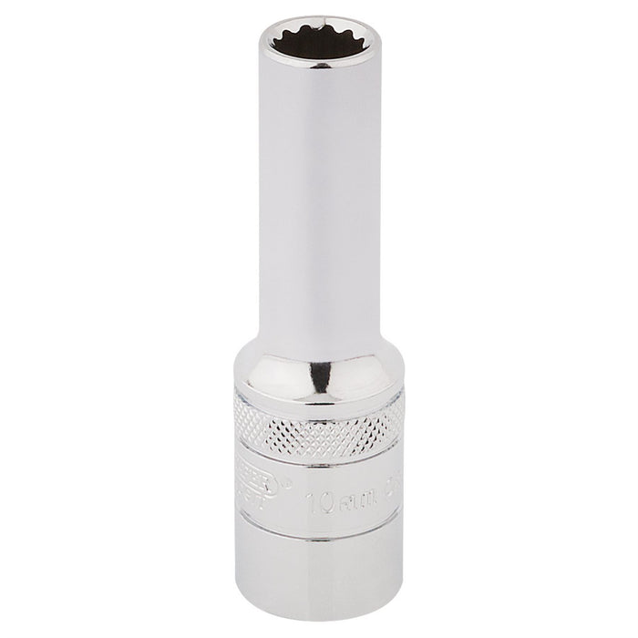 Draper HI-TORQ 12 Point Deep Socket, 1/2" Sq. Dr., 10mm 33730 Draper - Dynamic Drive