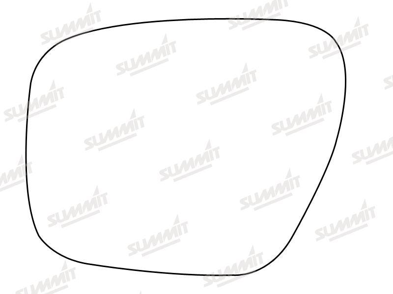 Summit Stick-On Standard Mirror Glass fits Mazda 5 05 on LHS Summit - Dynamic Drive