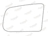 Summit Stick-On Standard Mirror Glass fits Mazda 121 LHS Summit - Dynamic Drive