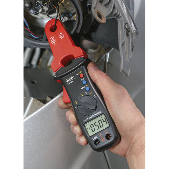 Sealey AC/DC Clamp Meter & Multimeter TA305 Sealey - Dynamic Drive