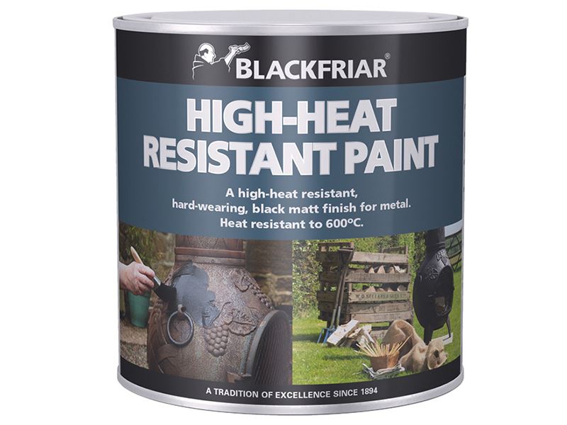 Blackfriar High-Heat Resistant Paint Black 500ml Blackfriar - Dynamic Drive