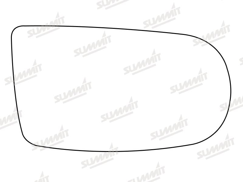 Summit Stick-On Anti Dazzle Mirror Glass fits Alfa GTV RHS Summit - Dynamic Drive