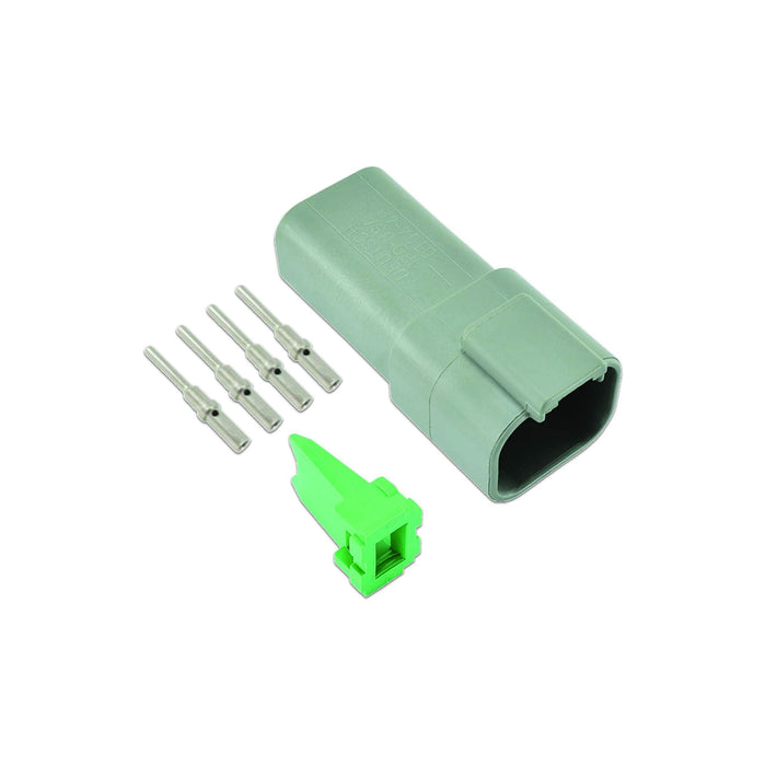 Connect Deutsch 4 Pin Receptacle Connector Kit 6pc 37506 Tool Connection - Dynamic Drive