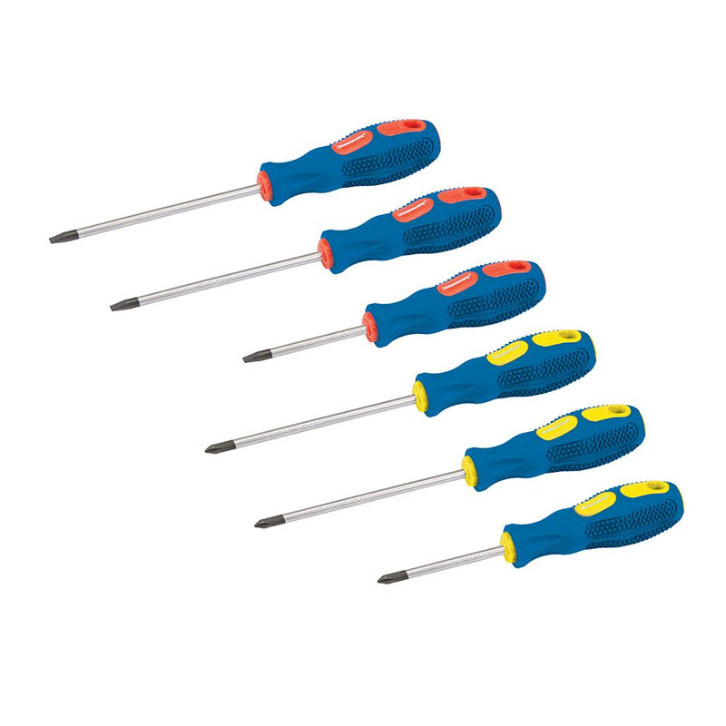 Silverline General Purpose Screwdriver Set 6pce 6pce Silverline - Dynamic Drive