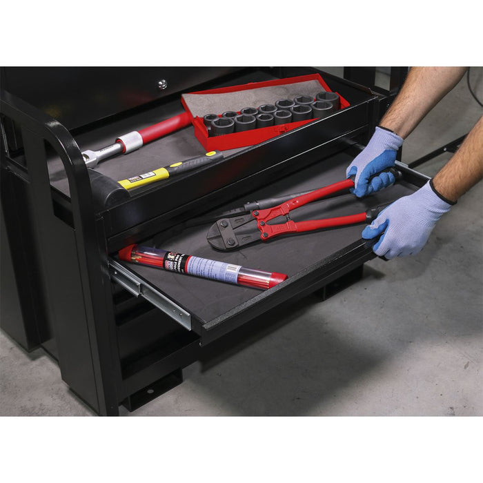 Sealey Site Box 5 Drawer 915mm Heavy-Duty PTB91505 Sealey - Dynamic Drive