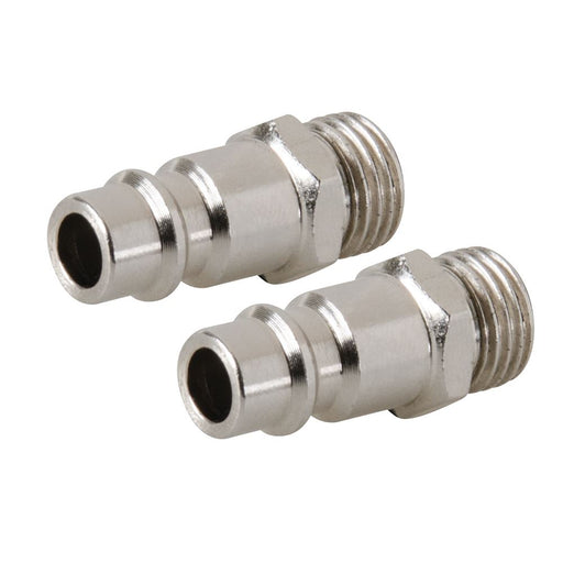 Silverline Euro Bayonet Coupler 1/4” BSP Male Thread 2pk 1/4" BSP Silverline - Dynamic Drive