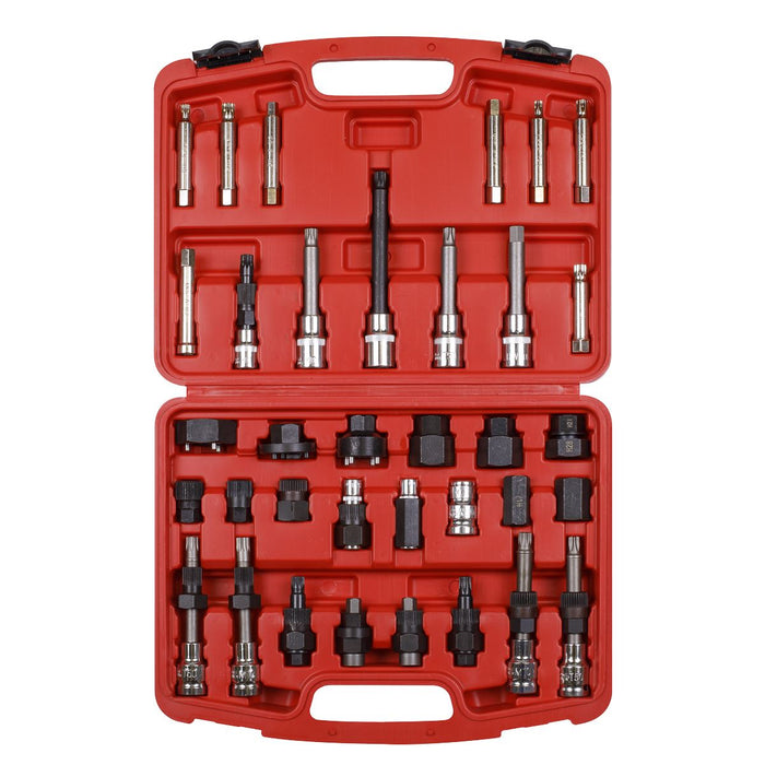 Sealey Alternator Freewheel Pulley Removal Set 35pc SX404 Sealey - Dynamic Drive