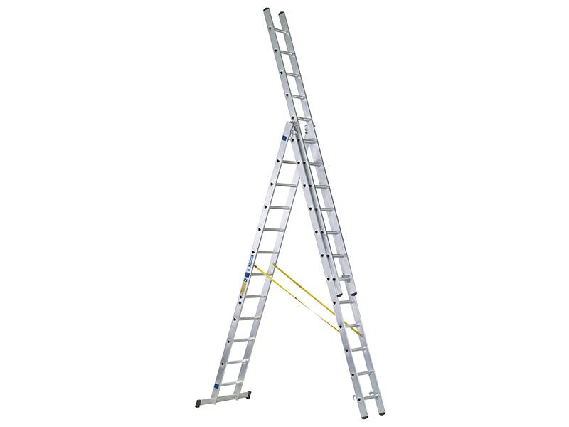 Zarges D-Rung Combination Ladder 3-Part 3 x 12 Rungs Zarges - Dynamic Drive