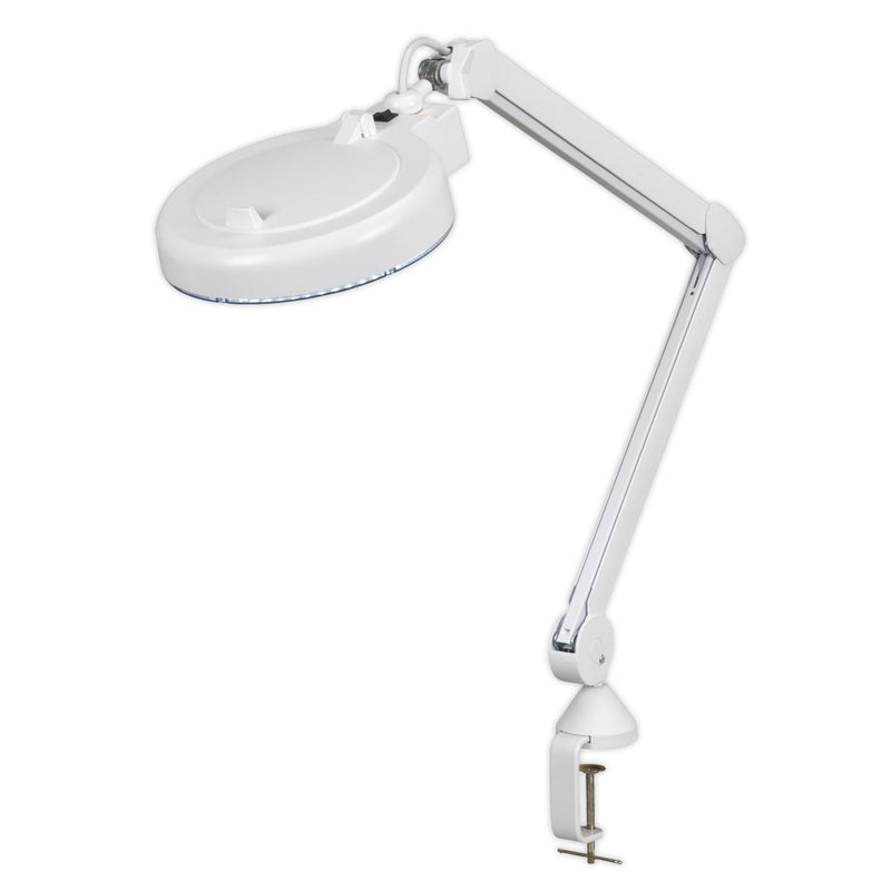 Sealey Bench Mounting Magnifying Work Light 48 SMD LED 230V WL483D Sealey - Dynamic Drive