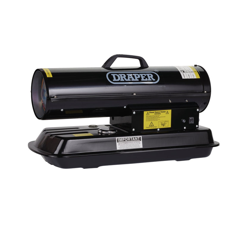 Draper 230V Diesel and Kerosene Space Heater, 51,200 BTU/15kW 04174 Draper - Dynamic Drive
