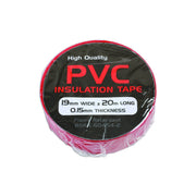 Tool Connection Red PVC Insulation Tape 19mm x 20m 1pc 36893 Tool Connection - Dynamic Drive