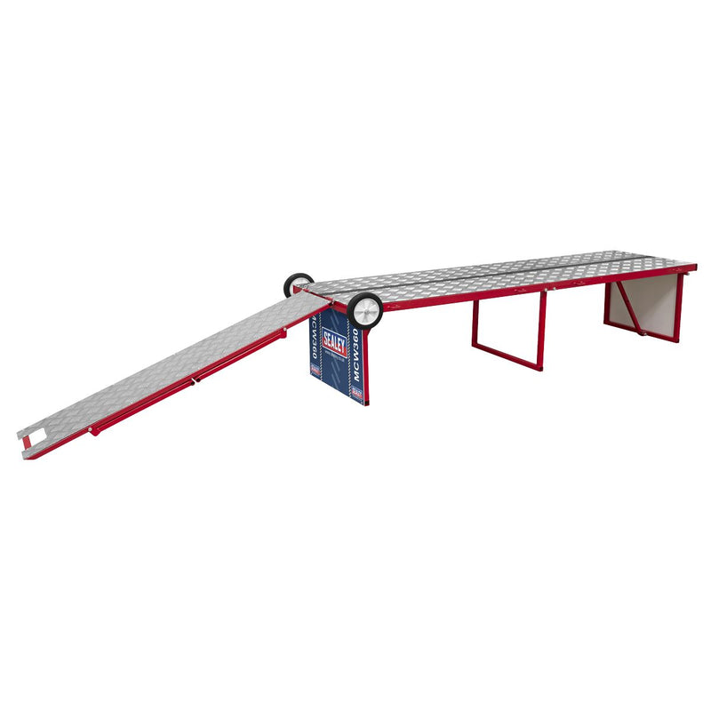 Sealey Motorcycle Portable Folding Workbench 360kg Capacity MCW360 Sealey - Dynamic Drive