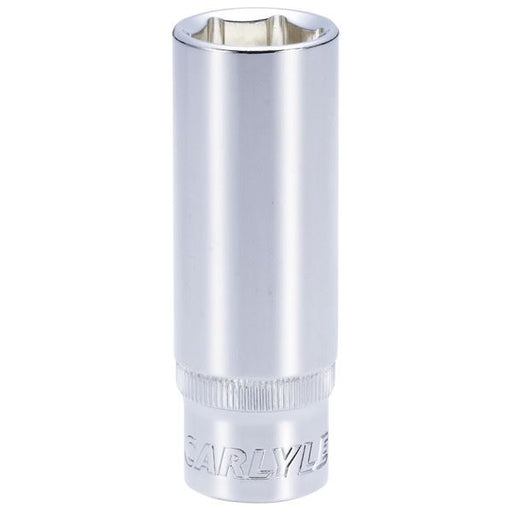 Carlyle Hand Tools 1/2Dr 19mm 6Pt Deep Chrome Socket SD12019M Caryle Tools - Dynamic Drive