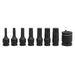 Sealey Impact Spline Socket Bit Set 8pc 3/8"Sq Drive AK5622 Sealey - Dynamic Drive