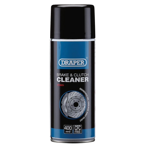 Draper Brake and Clutch Cleaner Spray, 400ml 41925 Draper - Dynamic Drive