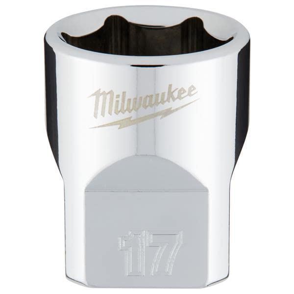 Milwaukee 3/8 Drive Socket Metric Standard 17mm 4932478347 Milwaukee - Dynamic Drive