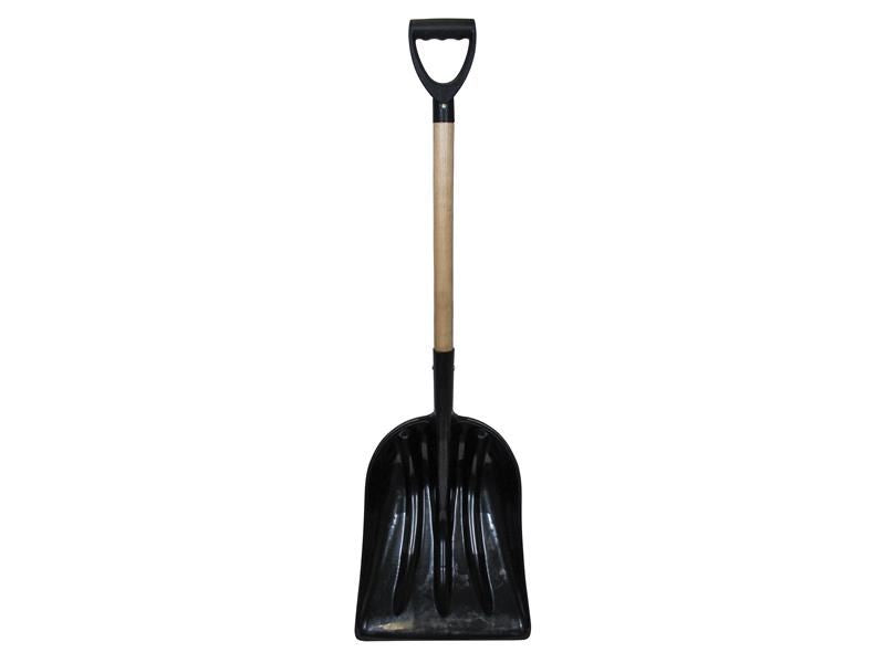 Faithfull Plastic Debris Shovel Wood Handle Faithfull - Dynamic Drive